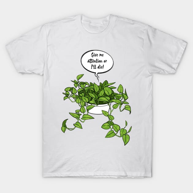 Needy Pothos T-Shirt by LivianPearl